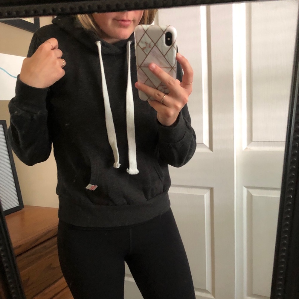 dark grey hoodie!